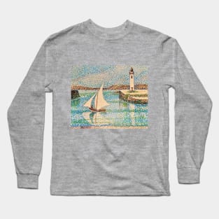 Sailboat and Light House Long Sleeve T-Shirt